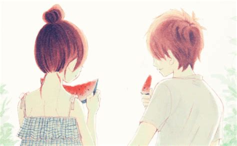 Anime Cute Couple Gif