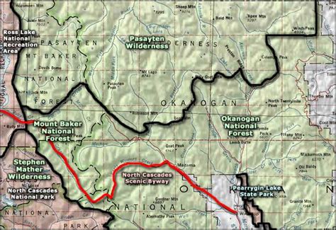 Pacific northwest trail map - virtnutri