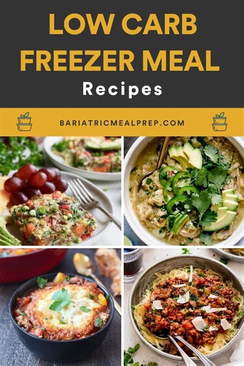 9 Bariatric Friendly Make Ahead Freezer Meal Recipes | Healthy freezer
