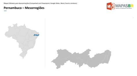 Mapas De Rond Nia Munic Pios E Regi Es Powerpoint Mapas Br