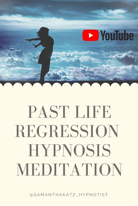 Past Life Regression Hypnosis Regression Therapy Meditation Youtube