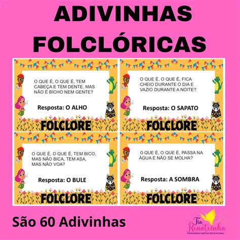 Adivinhações Sobre O Folclore - 8