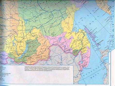 Административная карта Российской федерации. Карта федеративного ...