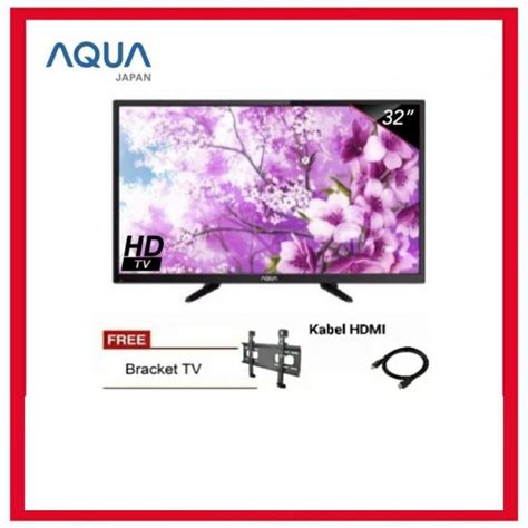 Jual LED TV AQUA By SANYO 32AQT6100 HDMI USB MOVIE VGA MURAH BRACKET