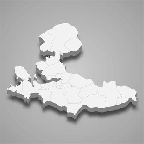 Premium Vector Isometric Map Of Izmir Isolated On Grey