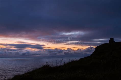 Purple Sunset at Cliffs of Moher Stock Photo - Image of county, atlantic: 104094840