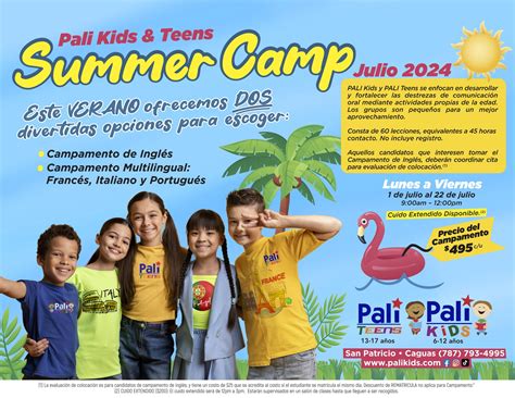 PALI Kids & Teens Summer Camp – PanAmerican Language