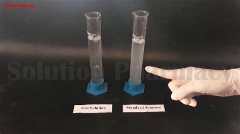 Limit Test For Sulphate How To Perform Limit Test For Sulphate