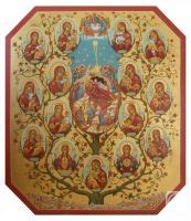 Икона Древо Пресвятой Богородицы (Горний Иерусалим)