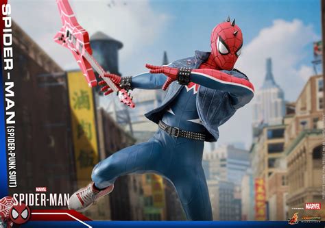 Hot ToysMarvels Spider Man蜘蛛俠 Spider Punk Suit 比例珍藏人偶 Toys