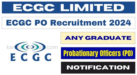 40 Posts The Ecgc Po Recruitment 2024 Probationary Officers Last