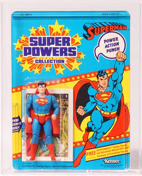 1984 Kenner Super Powers Carded Action Figure Superman