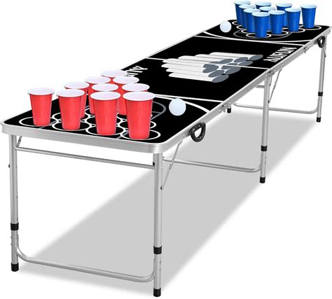 Bierpongtafel Beerpong Tafel Voor Gezelschappen Met Kopjes