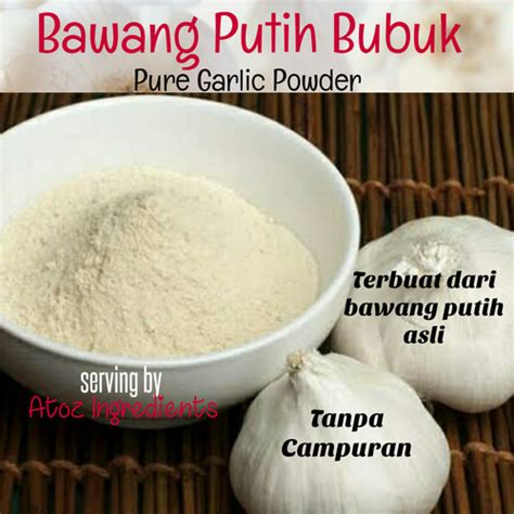 Jual Garlic Powder Pure Kg Bawang Putih Bubuk Murni Kg