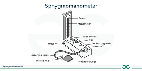 Diagram of Sphygmomanometer - Parts and Types - GeeksforGeeks