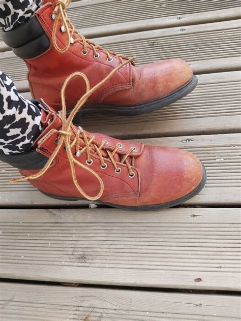 Vintage Red Wing Womens Steel Toe Work Boots In Clifton Bristol