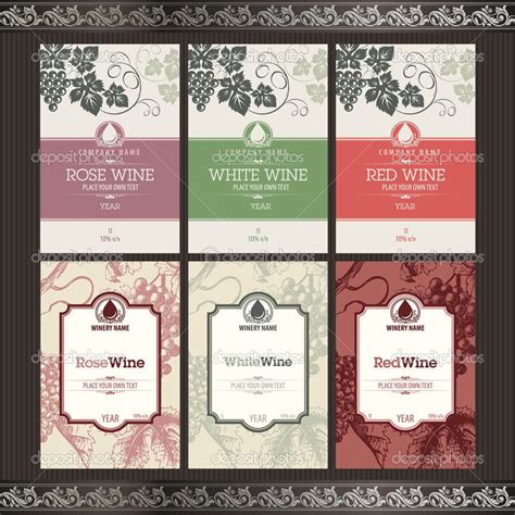 Blank Wine Label Template