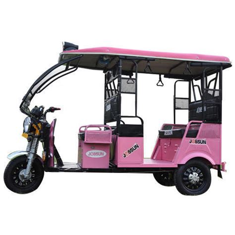 Pink And Black Three Wheel Type Five Seater Jessun Battery Operated Rickshaw At 69000 00 Inr In