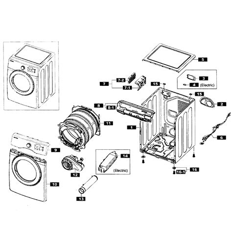 Samsung Dryer Parts Diagram