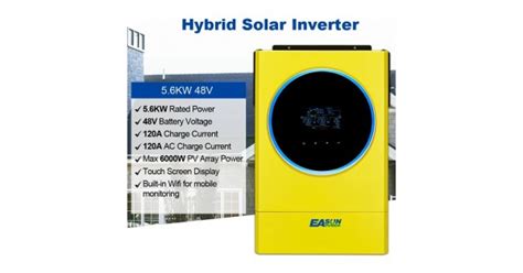 Invertor Solar Easun Sv Iv Hibrid Off Grid Kw V A Mppt Wifi