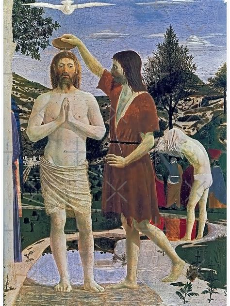 Piero Della Francesca The Baptism Of Christ Poster For Sale By