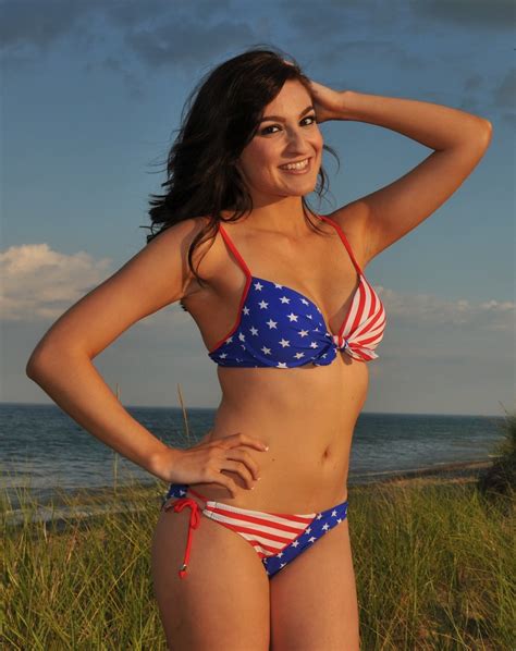 American Flag Underwire Bikini Etsy