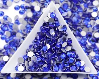 Glass AB Transparent Non Hot Fix Rhinestones Pcs Glass Rhinestones Bling Ss Mm Ss Mm