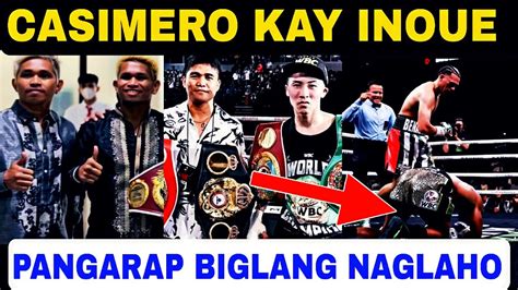 Casimero Kay Inoue Knockout Andrade Naglaho Bigla Ang Pangarap Na