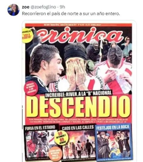 A A Os Del Descenso De River Los Mejores Memes Y Cargadas De Los