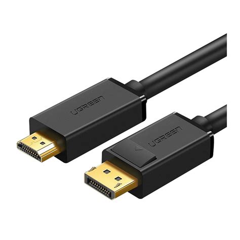 ตัวแปลง Ugreen Dp Male To Hdmi 4k Male Cable 3m 10203 Black