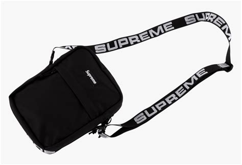 Supreme Shoulder Bag Ss18 Black Hd Png Download Kindpng