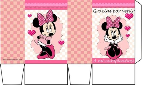 Bolsita Minnie Bolsas De Minnie Bolsas Golosineras Manualidades