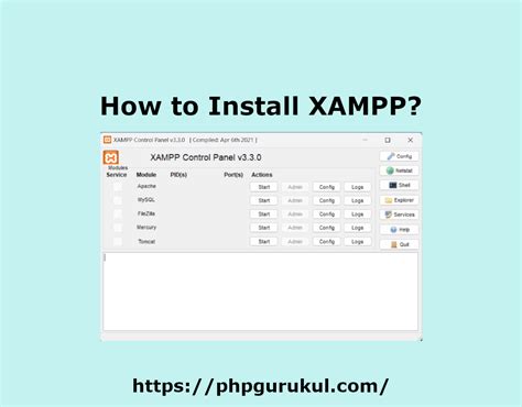 How To Install Xampp Phpgurukul