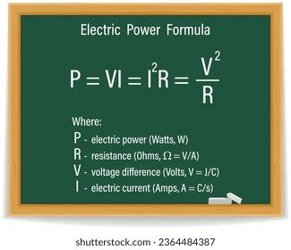 1.531 Power Formula Electricity Images, Stock Photos, 3D objects ...