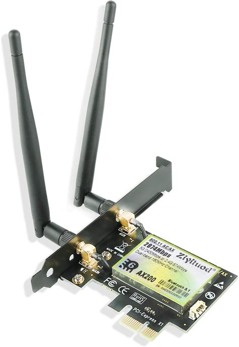 Ziyituod WiFi 6 PCIE Card 802 11AX 2974Mbps Dual Band 5GHz 2 4GHz