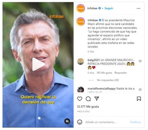 Mauricio Macri Infobae No Reportó Que Expresidente De Argentina Pidió