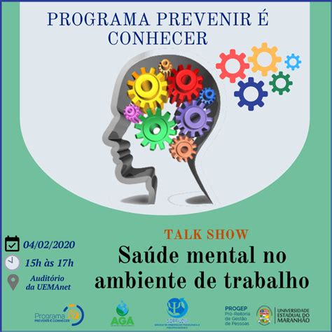 Uema Uema Realizará Talk Show “saúde Mental No Ambiente De Trabalho”