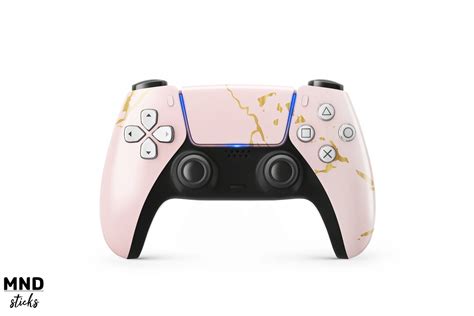 Skin Sticker Ps5 Pink Gold Marble Console Console Cover Etsy Uk