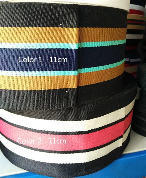 Extra Super Width 11cm 10 Yards 2 Colours PP Webbing Ribbon Polyester