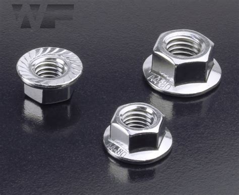 Flange Nut Hex M In A Stainless Din Westfield Fasteners Ltd