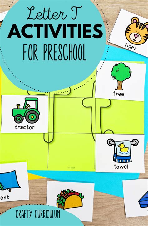Fun Letter T Preschool Activities for Home or in School