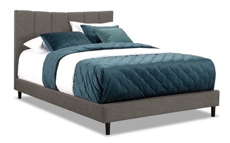 Paseo Queen Platform Bed - Grey | The Brick