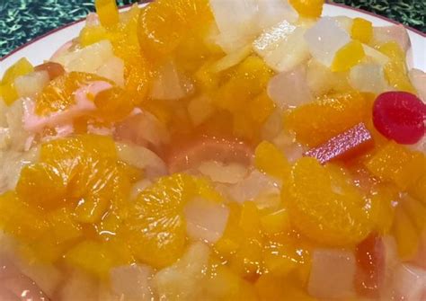 Resep Puding Buah Cocktail Lapis Susu Ala Tiger Kitchen Oleh Lucy Gani