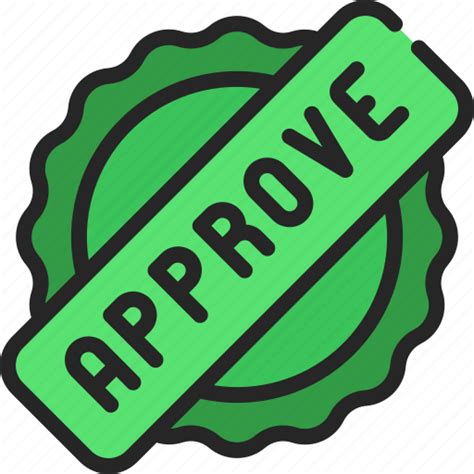 Approve Stamp Stamped Approved Passed Icon Download On Iconfinder