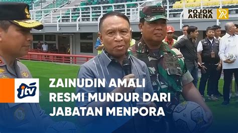 Zainudin Amali Resmi Mundur Dari Jabatan Menpora Youtube