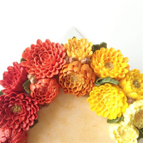 Fall Buttercream Chrysanthemums Eat Cake Be Merry