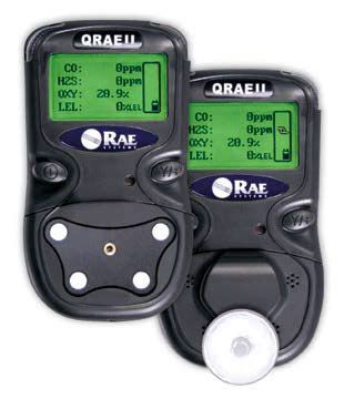 RAE Systems QRAE II Multi Gas Diffusion Detector LEL CSA UL O2