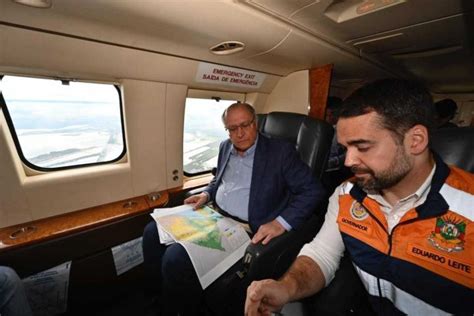 Alckmin Visita Cidades Atingidas Por Ciclone No Rio Grande Do Sul