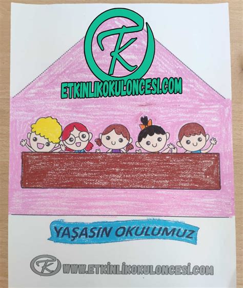 OKUL KALIPLI SANAT ETKİNLİĞİ OKUL ÖNCESİ SANAT OKULA HOŞGELDİN OKUL