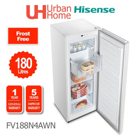 Hisense Upright Freezer 180L R600a FV188N4AWN Shopee Malaysia